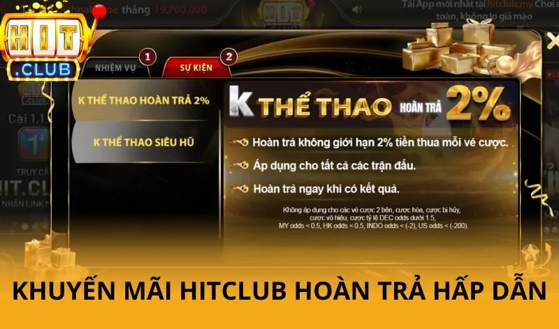 Tổng hợp các mã khuyến mãi Hitclub mới nhất 
