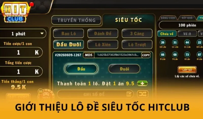 Giới thiệu Lô đề siêu tốc HitClub