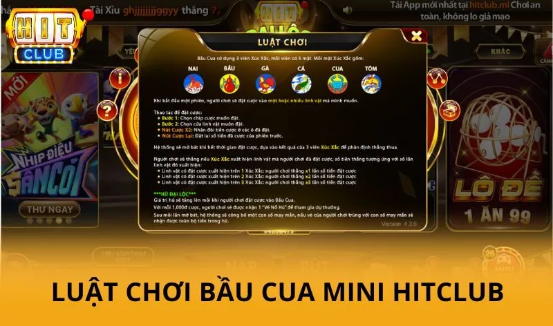 Bầu Cua Mini HitClub Là Gì?