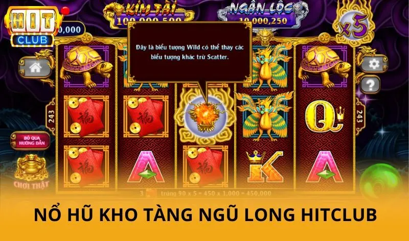 Nổ hũ trong Kho tàng ngũ long Hitclub